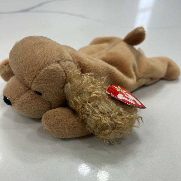 Extremely rare Beanie Babie Spunky with off centre stitching, tag errors, stamp - Picture 2 of 7